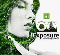 极品PS动作－双重曝光(2016新版)：Bi Exposure Action